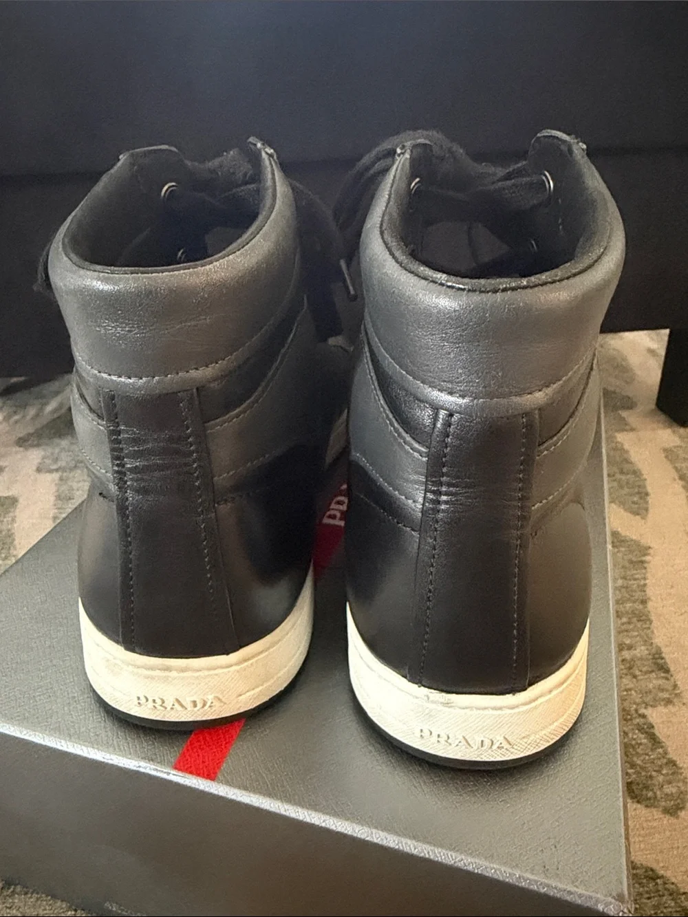 Prada Men’s High Top Sneakers